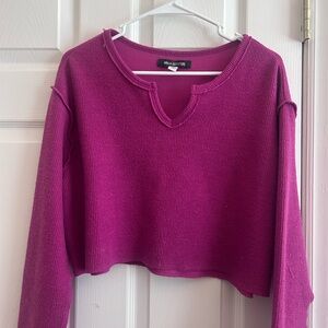 Urban Outfitters Fuchsia Knit Top